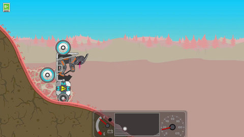 疯狂山地赛车游戏