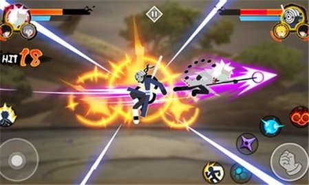 火柴人忍者3v3竞技场游戏