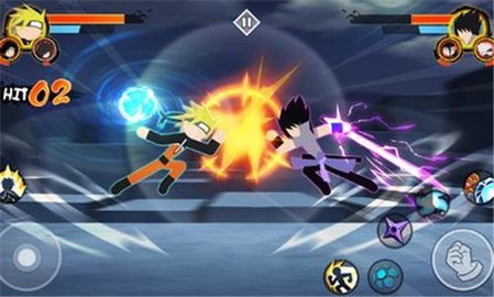 火柴人忍者3v3竞技场游戏