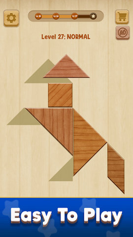 完美拼图木头方块（Perfect jigsaw : wood puzzle）游戏
