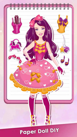 纸娃娃装扮日记(Paper Doll-Diary Dress Up)游戏