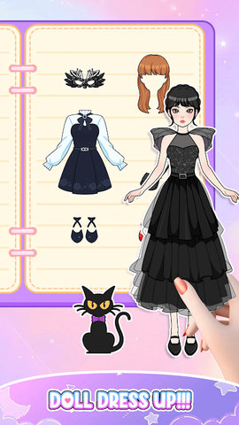 纸娃娃装扮日记(Paper Doll-Diary Dress Up) 第1张图