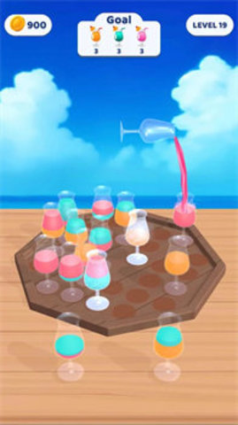 鸡尾酒排序游戏