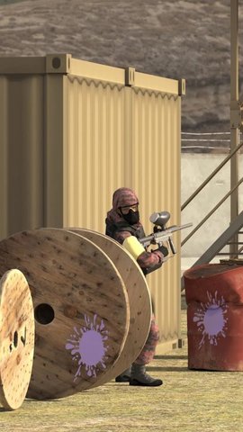 彩弹射击3D颜色游戏