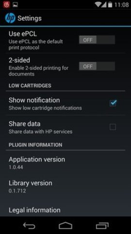 HP 打印服务插件APP