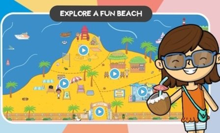 莱拉的世界海滩假期游戏