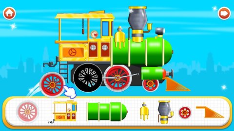 儿童火车司机铁路模拟器(Train Builder Kids Railways)游戏