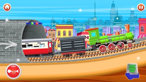 儿童火车司机铁路模拟器(Train Builder Kids Railways)游戏