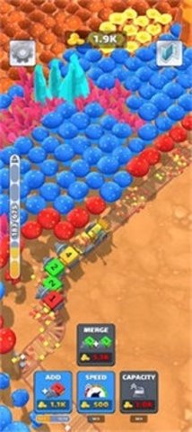 矿车合并放置狂热(Mine Cart Merge)游戏