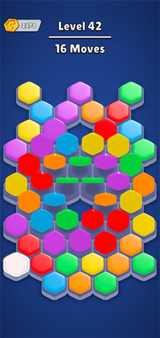 六角形填充颜色排序(Hexa Fill Color Sort)游戏