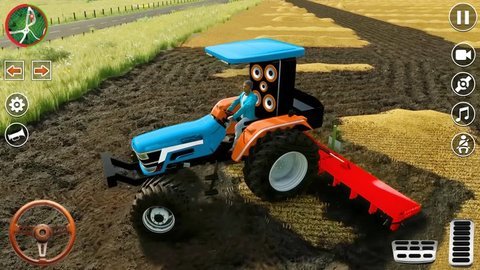 农用拖拉机小车2024(Farm Tractor Trolley Game 2024)游戏