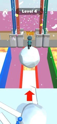 雪球竞速游戏