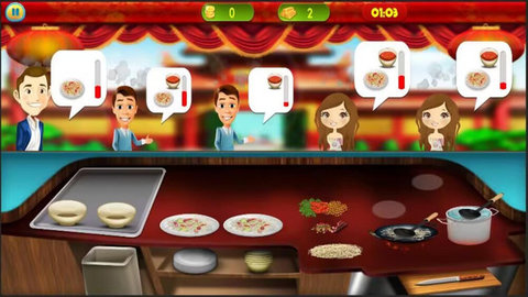 美食餐厅模拟经营游戏
