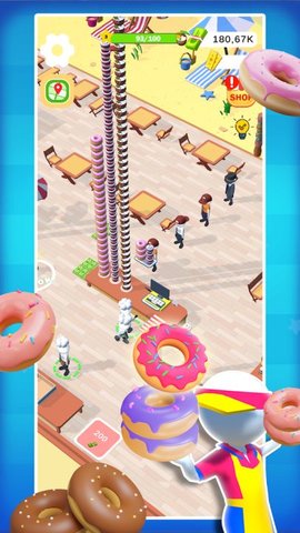 闲置甜甜圈3D就绪(Idle Donut 3D Ready) 第2张图