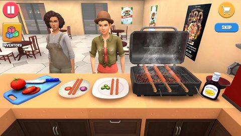 烤肉串厨师烹饪(Kebab Maker Chef Cooking)游戏