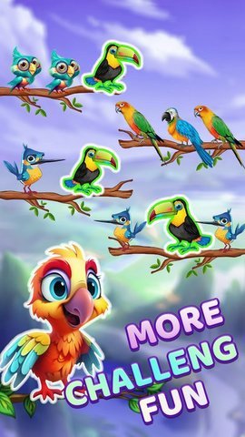 鸟类分类(Bird Sort Puzzle Fun)游戏