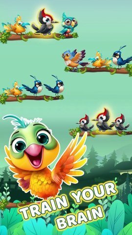 鸟类分类(Bird Sort Puzzle Fun) 第1张图