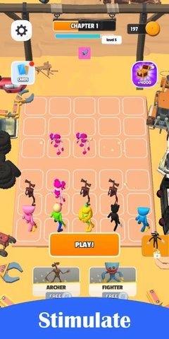 合并疯狂怪物战斗战(Merge Crazy Monster Fight War)游戏