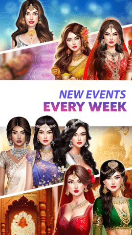 印度时尚女孩游戏(Indian Fashion Girls Game) 第3张图