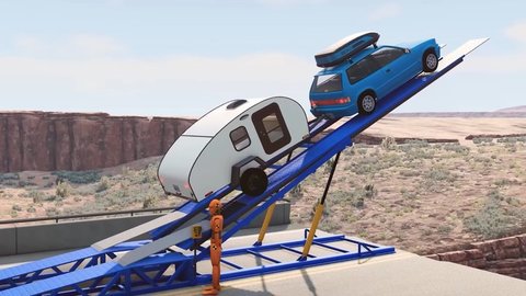 碰撞模拟测试驾驶汽车(Crash Dummy Test : Drive Car)游戏