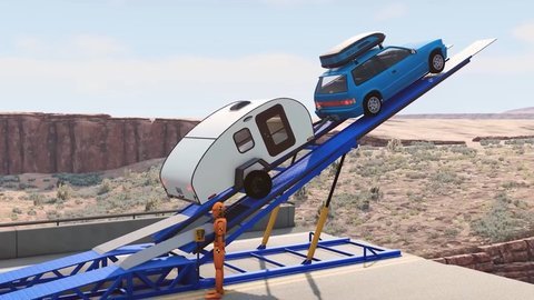 碰撞模拟测试驾驶汽车(Crash Dummy Test : Drive Car) 第3张图
