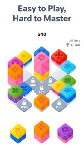 颜色排序堆叠排序(Color Sort: Stack Sorting)游戏