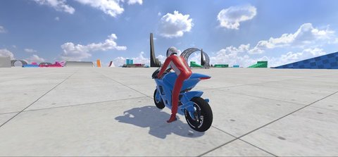 碎布自行车秋季(Ragdoll Bike Fall)游戏