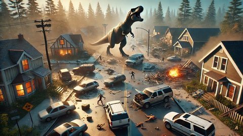 恐龙城毁灭(Dino City Destruction) 第1张图