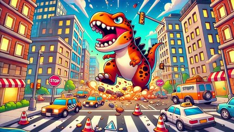 恐龙城毁灭(Dino City Destruction)游戏