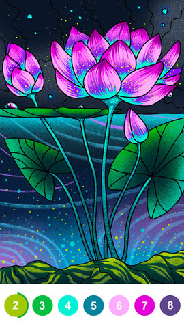 数字填色(Paint by Number Coloring)游戏