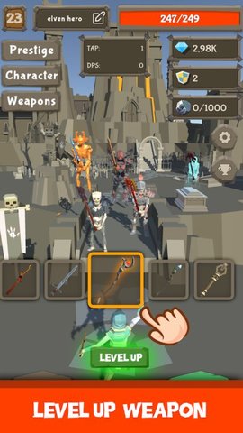 巫师之火点击RPG(Wizard's Fire: Tap RPG Quest)游戏