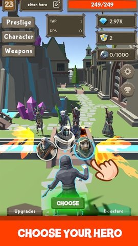 巫师之火点击RPG(Wizard's Fire: Tap RPG Quest)游戏