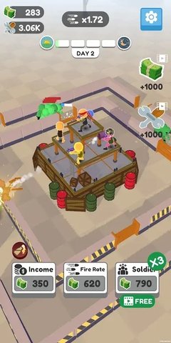 堡垒卫士(Defend City Merge Shoot Idle)游戏