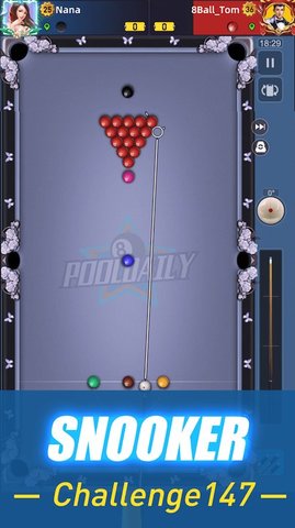每日台球8球斯诺克(PoolDaily - 8 Ball Snooker)游戏