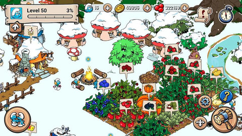 蓝精灵村庄(Smurfs' Village)游戏