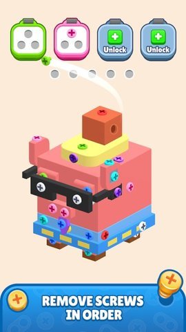 3D螺丝拼装挑战(Screw Master - Jam 3D) 第1张图