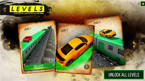 不可能的轨道3D(Impossible Stunt Racing Car Free) 第3张图