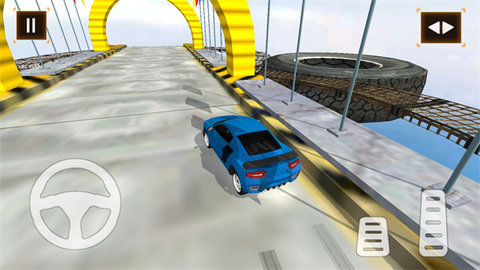 不可能的轨道3D(Impossible Stunt Racing Car Free)游戏
