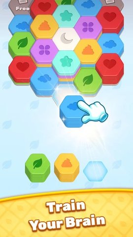 六边形堆栈(Hexa Stack: Color Hexagon Sort)游戏
