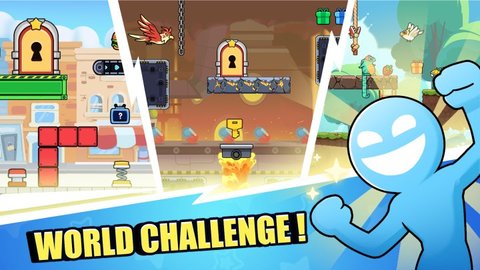 火柴人不解之谜冒险(Stickman Puzzle Adventure)游戏