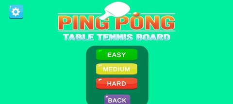 乒乓球(Ping Pong)游戏