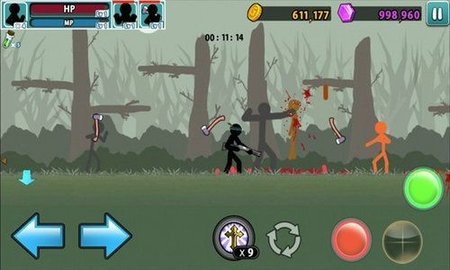 愤怒的火柴人(Anger Of Stick 5 : Zombie)游戏