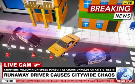 警车歹徒追逐(Police Car Gangster Chase)游戏
