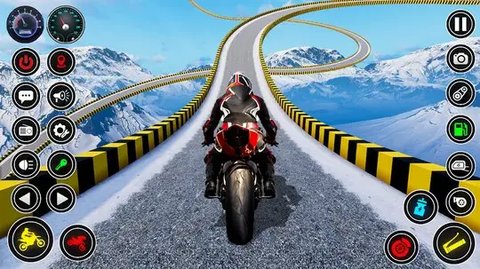 机枪摩托(Sports Bike Stunt Game: Mega Ramp Bike Racing Game)游戏