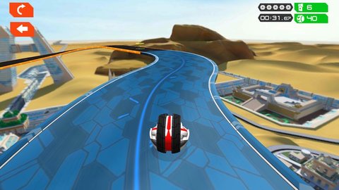 3D涡轮赛道狂飙(GyroSphere Evolution 3D)游戏