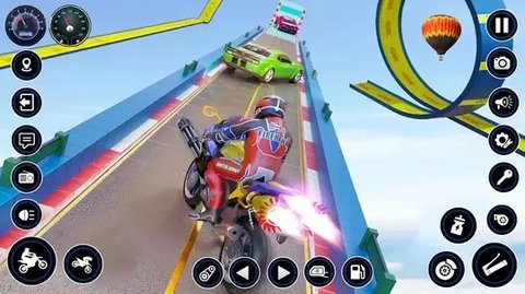 机枪摩托(Sports Bike Stunt Game: Mega Ramp Bike Racing Game)游戏
