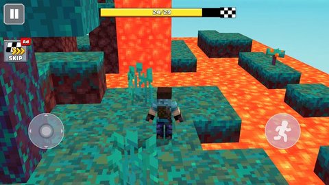 跑酷赛车工艺(Lava Mod: Parkour Race Craft)游戏