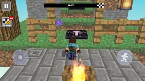 跑酷赛车工艺(Lava Mod: Parkour Race Craft)游戏