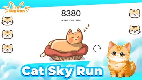 猫咪飞天跑 第3张图