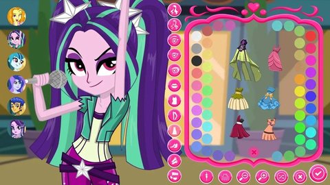 小马装扮(Pony Dress Up Dazzlings)游戏
